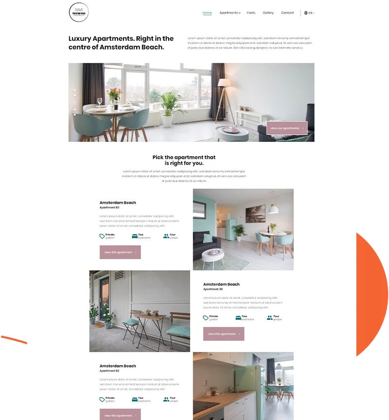 amsterdam beach apartments